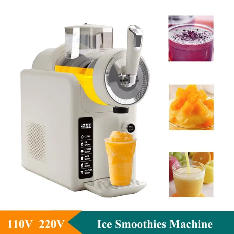 New 1.8 Liters Ice Granite Machine For Home Use White Ice Juice Machine For Whiskers Ice Citrus Spremiagrumi For Ice