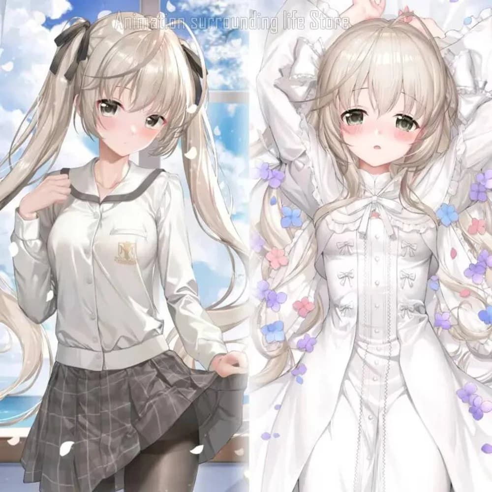 NUOVO Giappone Anime Yosuga no Sora Kasugano Sora Sexy Girl Lungo Cuscino Copertura del Cuscino Cosplay Dakimakura Che Abbraccia Corpo Coperture per Cuscini