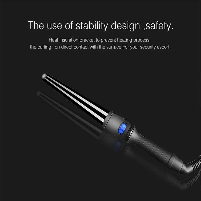 Professional ceramic electric hair dryer, multi-functional adjustable hair curling iron with heating function