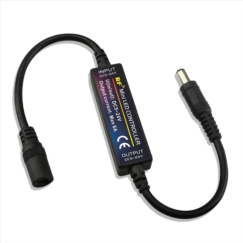ABUP-2X Telecomando RF LED Dimmer DC5V-24V Regolazione della luminosità Interruttore connettore dimmerabile a 14 tasti per luce di striscia LED