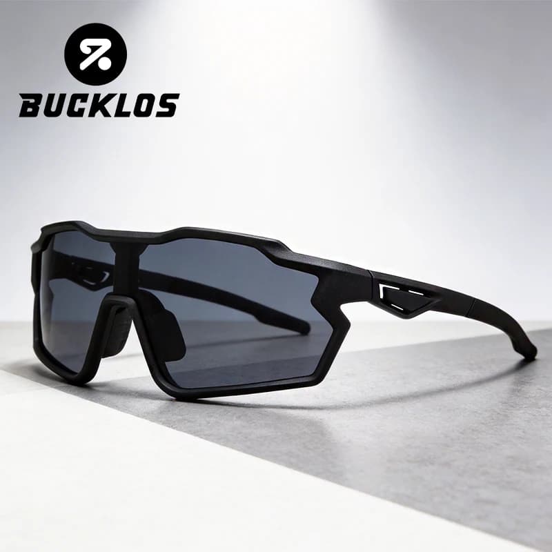 BUCKLOS Bicycle Glasses Cycling Eyeswear Sunglass for Men Women Outdoor Sport Goggle Basic/Polarized Glasses Road Bike Equipment
