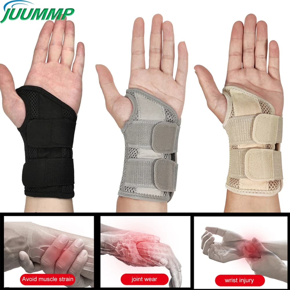 JUUMMP carpale Tunnel tutore per il polso supporto per il polso regolabile Brace Wrap per la compressione del polso per l'artrite tendinite sollievo dal dolore