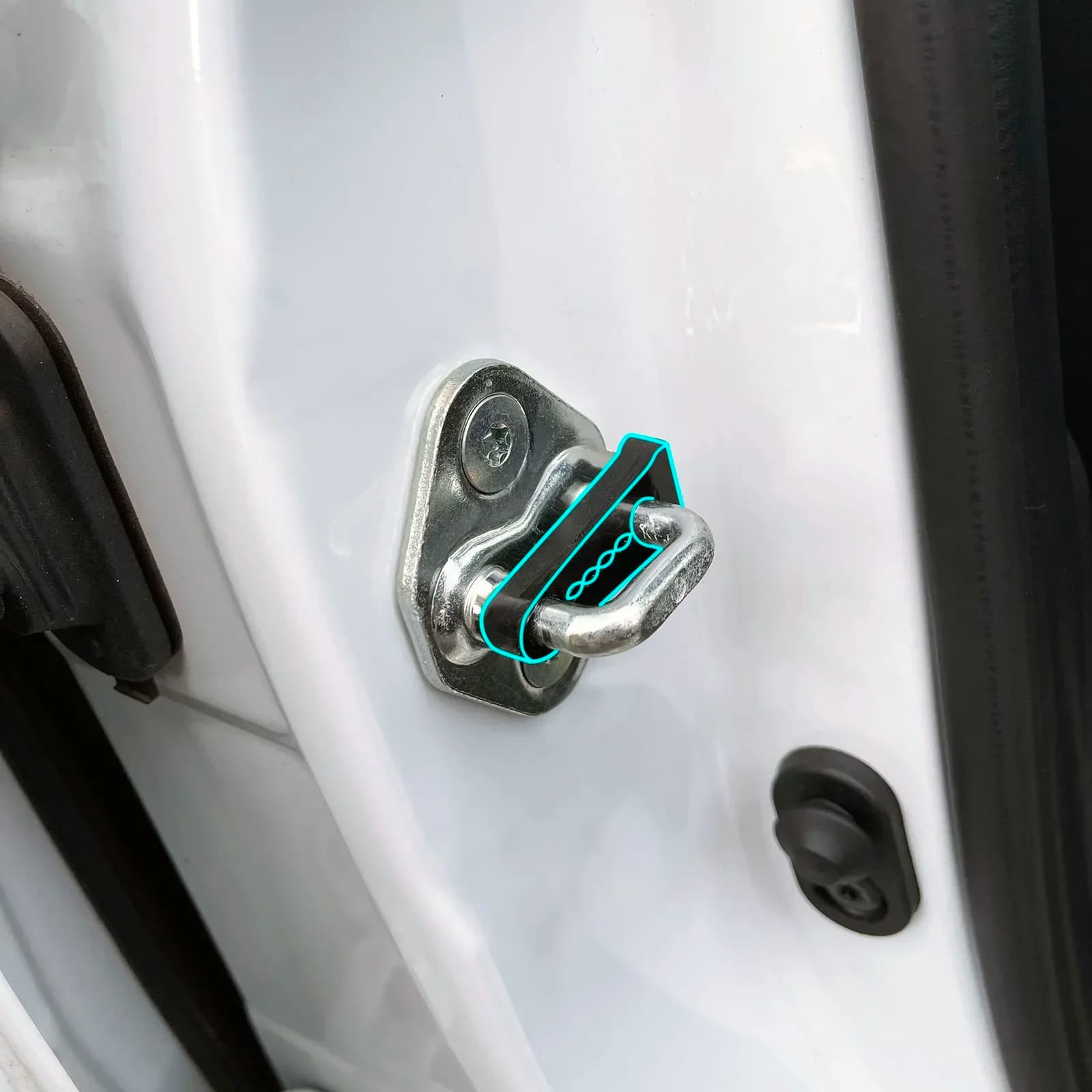 Car door shock-absorbing pad, car door closing shock-absorbing and silencing modification, universal shock-absorbing pad