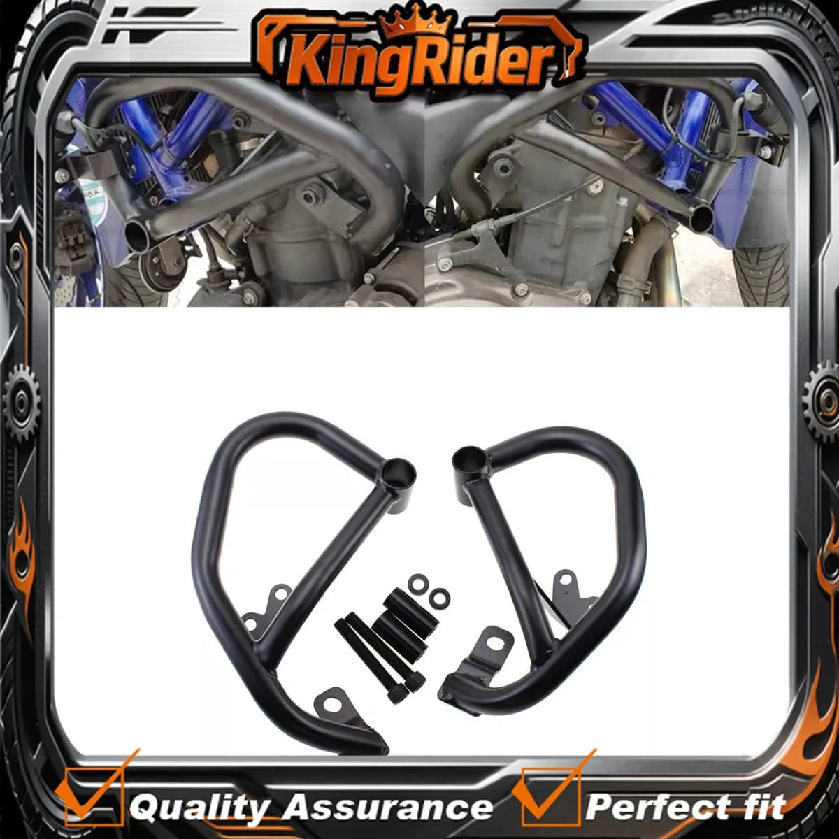 Motorcycle engine bumper anti fall protection bumper body protection bracket For YAMAHA XSR700 FZ-07 MT-07 FZ07 MT07 2014-2024