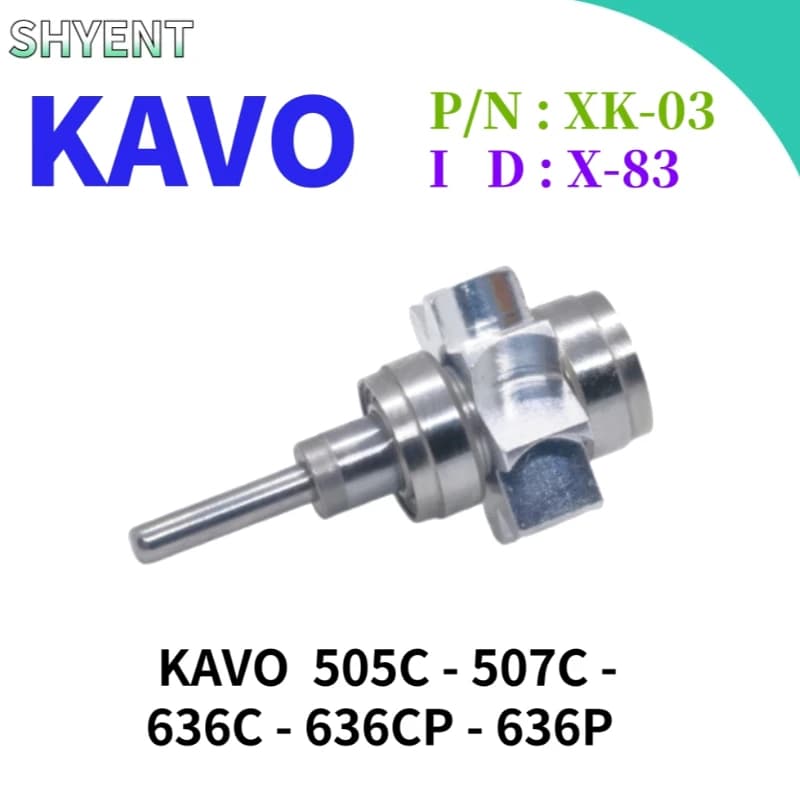 Dentale Ad Alta Velocità Cartuccia Turbina Ad Aria Cartuccia Rotore Cartuccia Rotore Fit KAVO 505C 507C 636C 636P 636CP Cuscinetto A Sfere In Ceramica