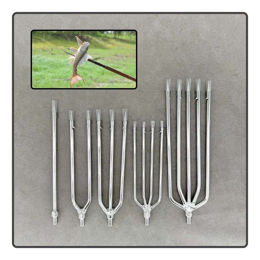 Testa di ricambio per arpione in acciaio inossidabile Multi-modello 1pc con fissaggio a vite universale da 8mm accessori per la pesca con freccette da pesca