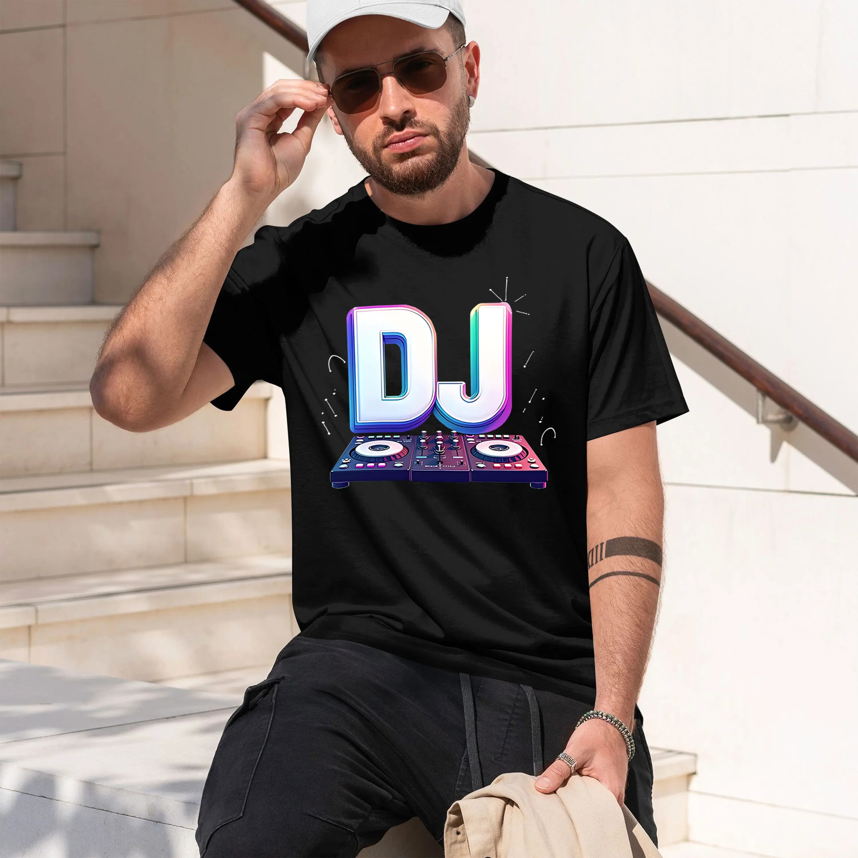 T-shirt girocollo a maniche corte da uomo, nuovo modello 2026, elegante con design vivace, perfetta per l'allenamento e come regalo