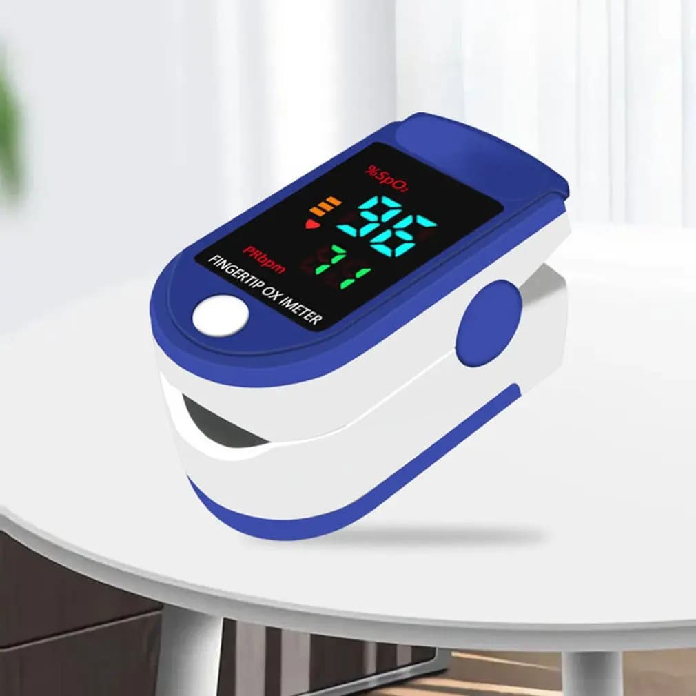 LK87 Oximeter Portable Fingertip Pulse Blood Oxygen Saturation Monitor With Lcd Fingertip Oximeter Tigital Heart Rate Monito