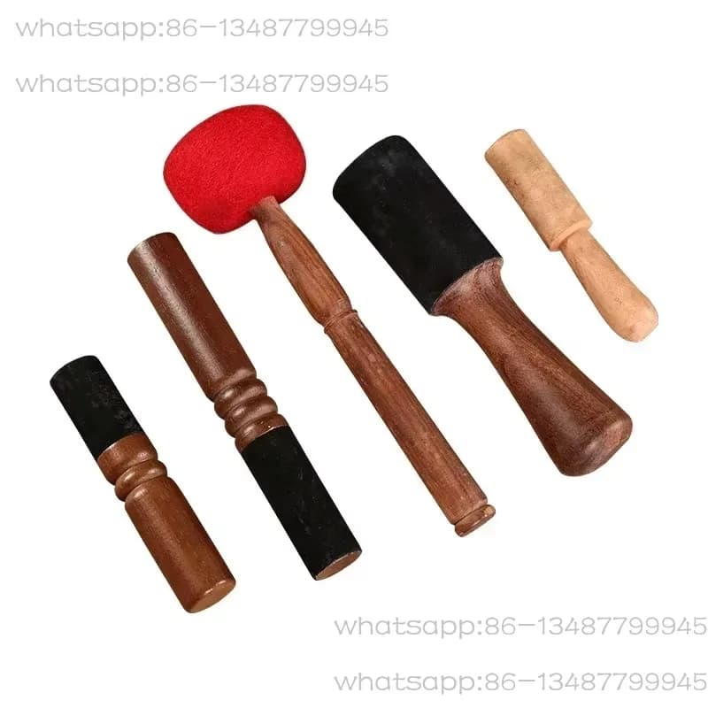 Yoga Singing Bowl Leather Stick Tibetan Singing Bowl Supplies Hammered Chakra Meditation Tibetan Bowl Leather Mallet Home Decor