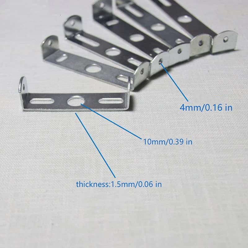 Staffa di Montaggio in Ferro da 35-115mm con Vite Fissa, Staffa di Ricambio per Lampada da Soffitto, Piastra per Illuminazione a Soffitto, Accessorio per Illuminazione