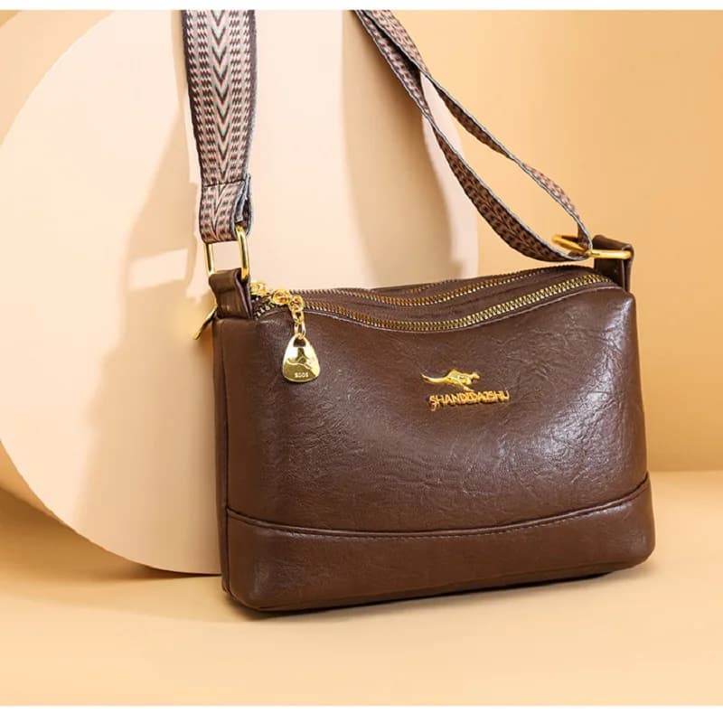 Borsa a mano piccola da donna in pelle di marca di lusso canguro e borsetta Borsa a tracolla di design di moda Borsa a tracolla da viaggio femminile