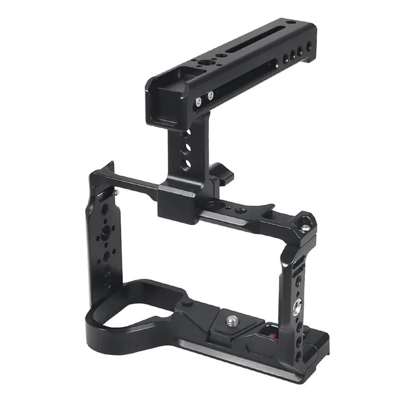 A6700 Camera Cage Stabilizer Rig for Sony A6700 DSLR Bracket for ARCA quick release cold shoe 1/4 3/8 Mount Video Vlog Kit