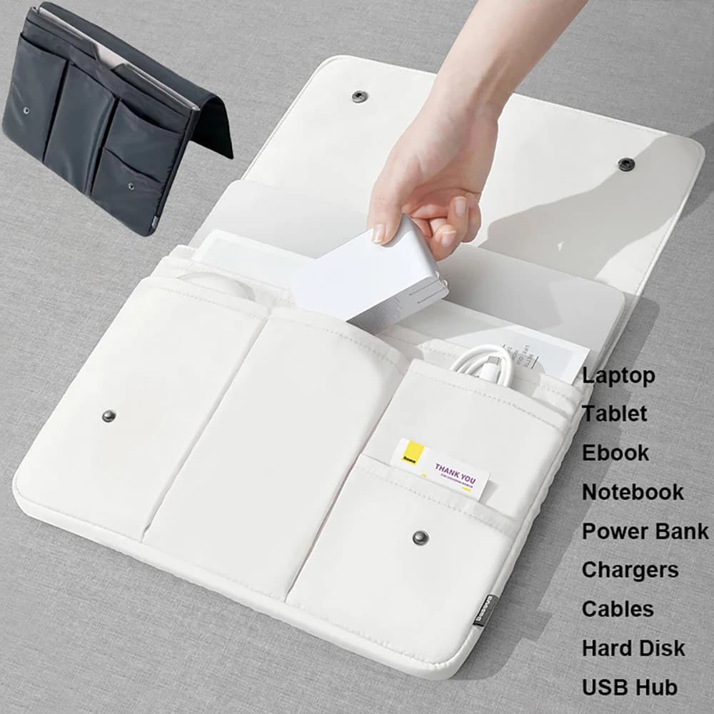 Borsa per laptop 13 14 15 16 pollici Custodia per PC resistente all'acqua Accessori per MacBook Pro Xiaomi HP Dell Lenovo Samsung Cover per notebook