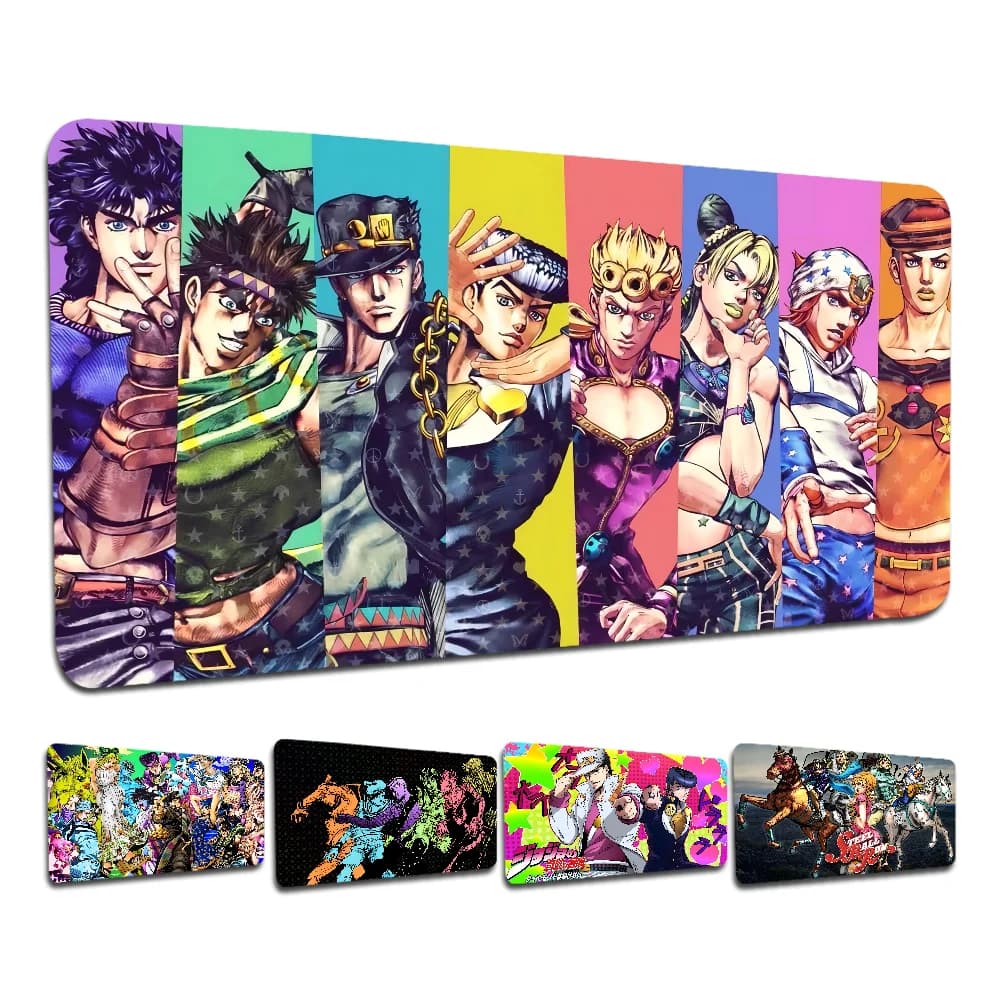 JoJo Bizarre Adventure Fashion Unique Desktop Pad Game Mousepad Size per tappetino per Mouse personalizzato per CS GO PUBG