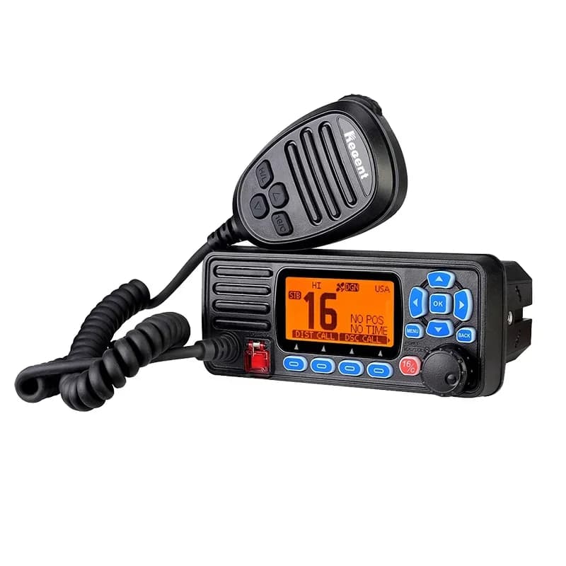 RS-509MG 25W VHF 50KM GPS wireless IPX7 ricetrasmettitore marino impermeabile chiamata DSC automatica Walkie Talkie per uso in barca per auto a lungo raggio