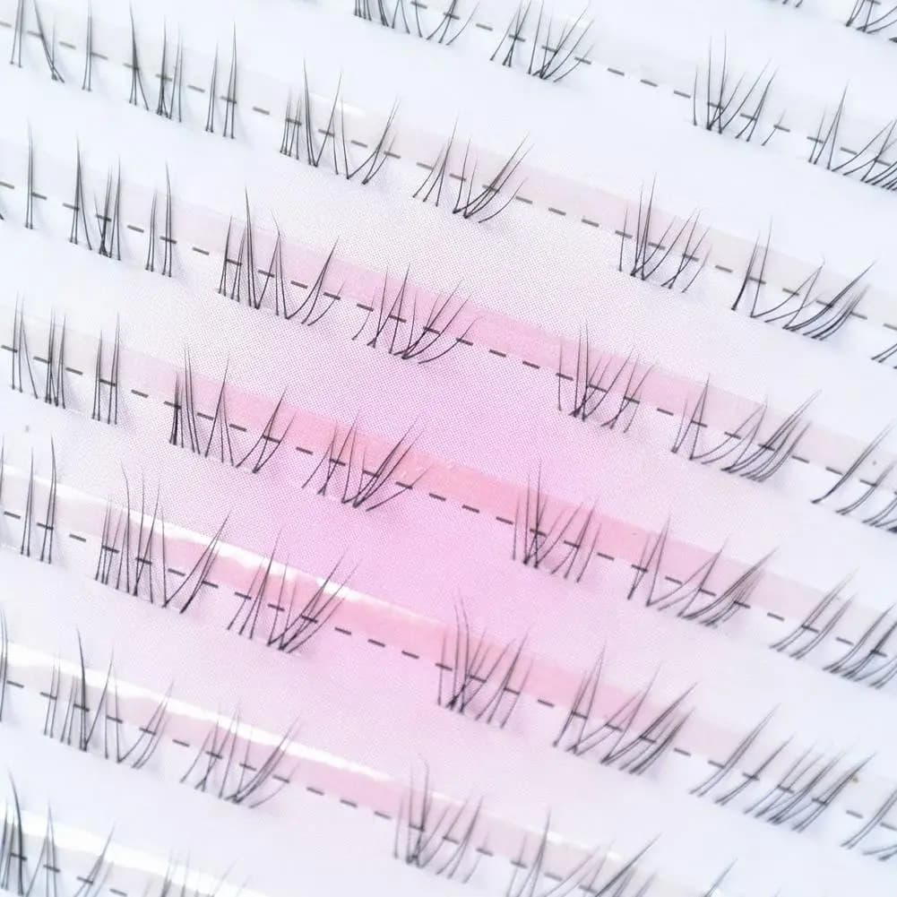 Ciglia finte autoadesive senza colla da donna Ciglia finte alate soffici naturali spesse Occhi Manga riutilizzabili Occhi ingranditi Ciglia facili da applicare