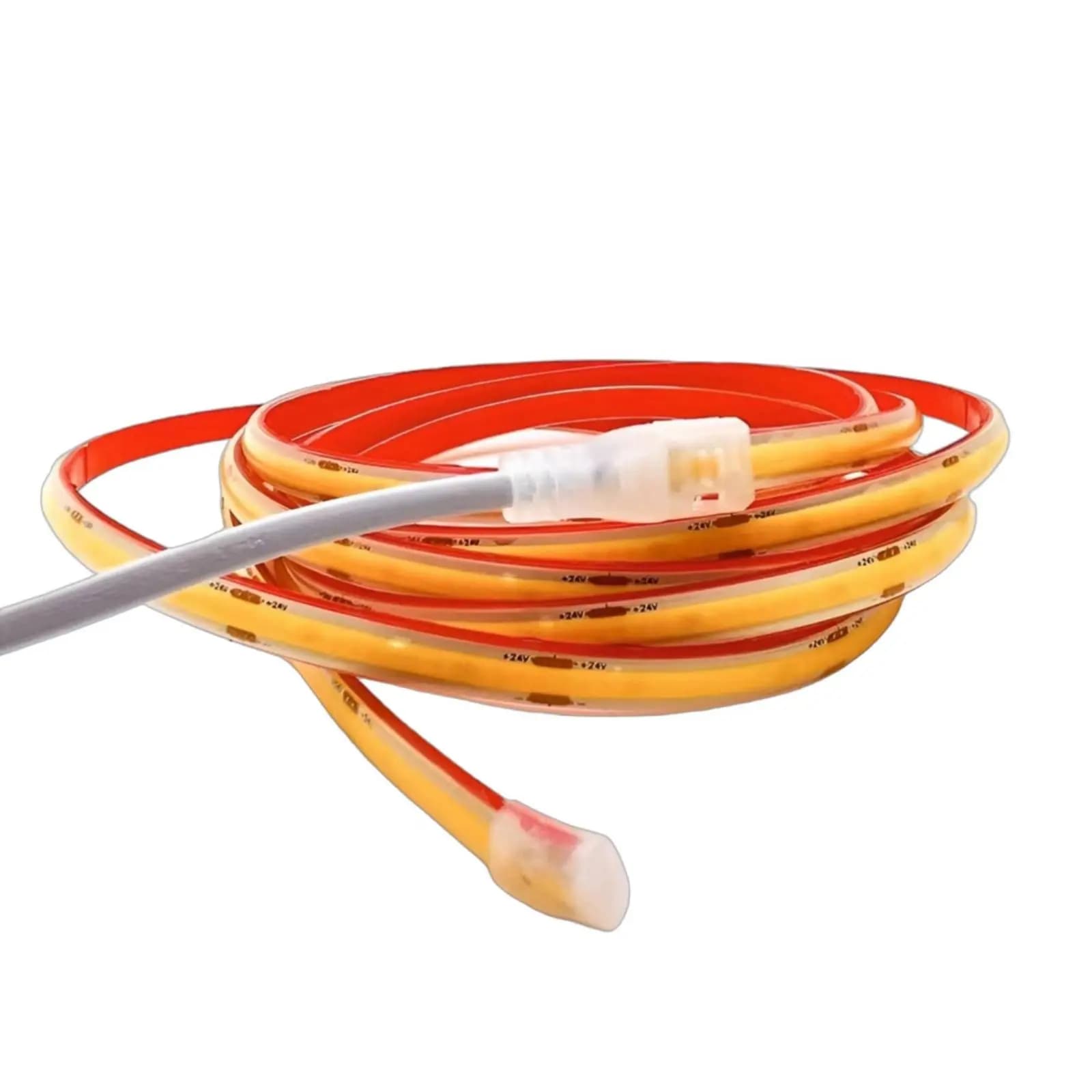 Striscia LED COB Impermeabile IP68, 24V Bassa Tensione, Flessibile Lineare, Illuminazione per Piscine e Gradini Esterni