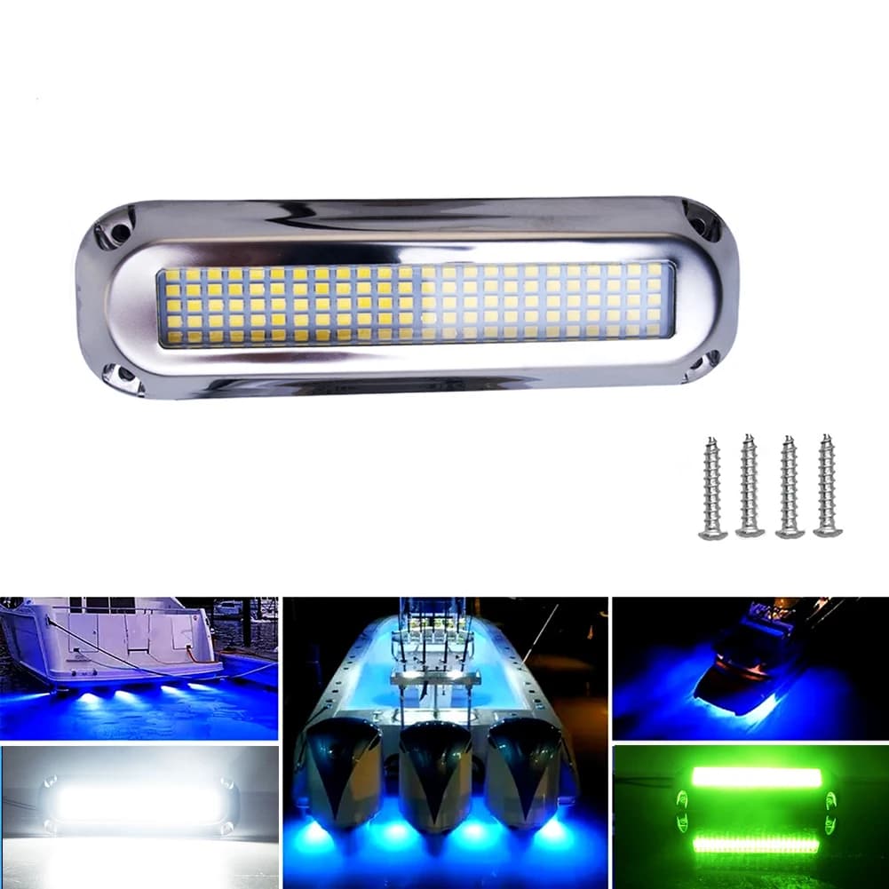 120 LED Underwater Boat Yacht Light Marine Stern Anchor Navigation Signal Lamp Auxiliary Accessory For Truck Vessel