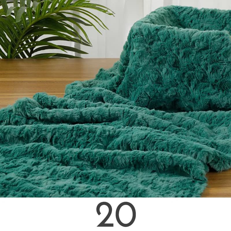 Embossed Microfiber Plush Faux Fur Fabric 160cm Width Imitation Rabbit Fur Fabric For DIY Garment Patchwork Sewing Material