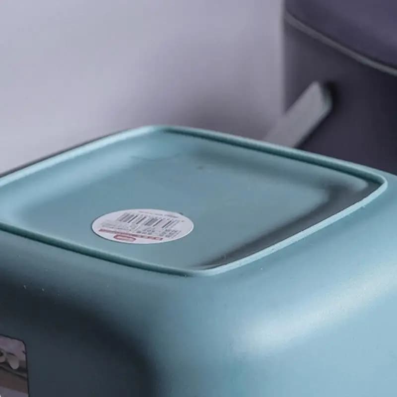 Contenitore per compost creativo a 2 livelli con manico Scolapiatti per compost Contenitore per riciclaggio dei rifiuti per scarti da interno Contai per compost