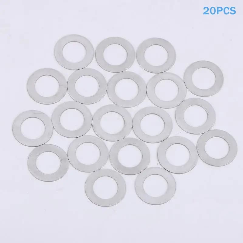20pcs Motorcycle Variator Gaskets, for DIO50ZX, JOG, Fuxi RS Models, Belt Width Adjustment Bushing Washer Set