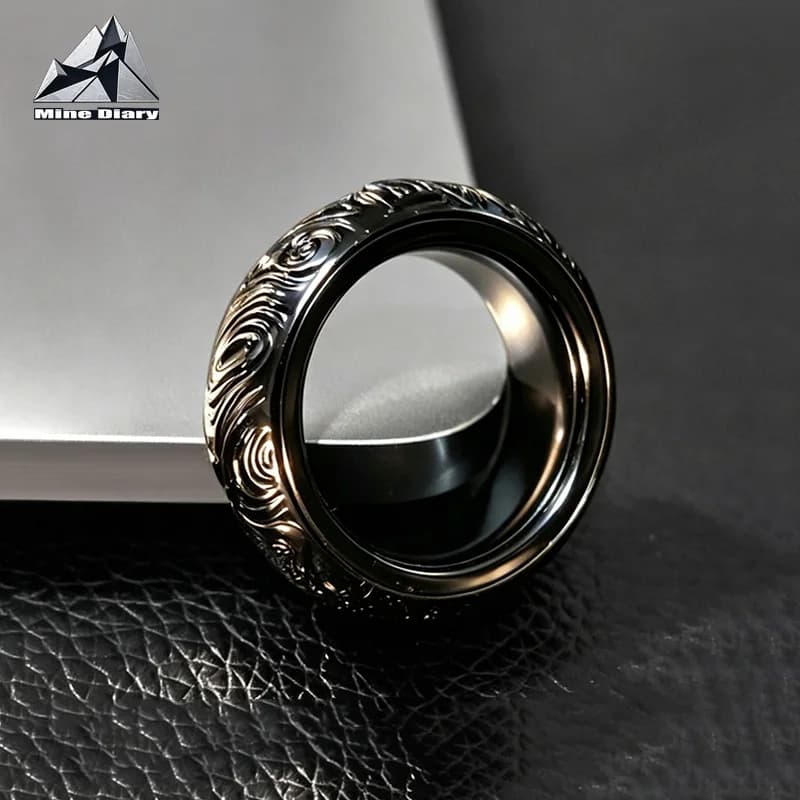 Anello a Doppio Cricchetto EDC, Giocattoli Antistress alla Moda, Fidget Spinner in Metallo, Anello Antistress in Ottone per Adulti, Giocattoli per il Rilassamento e il Sollievo dallo Stress