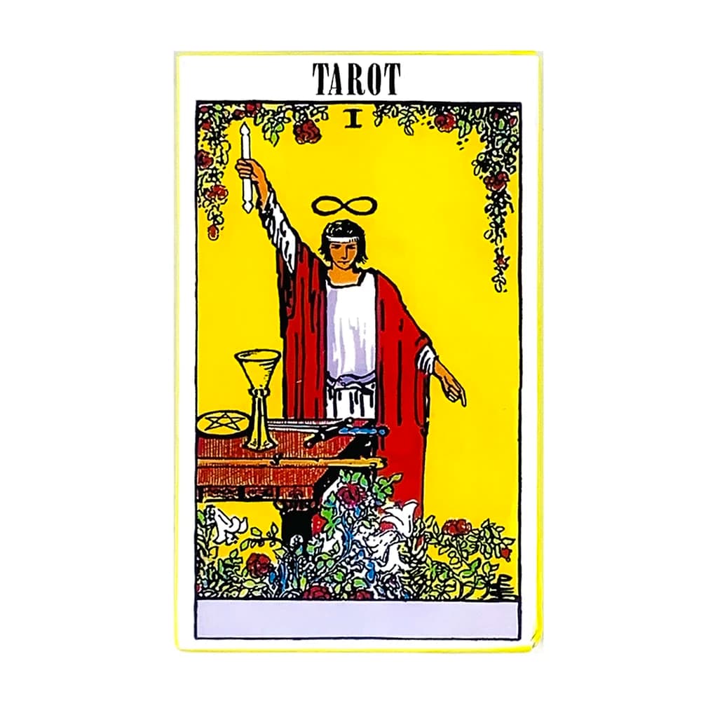 Carta dei tarocchi classica Una carte da 78 pezzi Versione inglese Previsione Divinazione Gioco da tavolo Giochi di festa, regali di Halloween e Natale