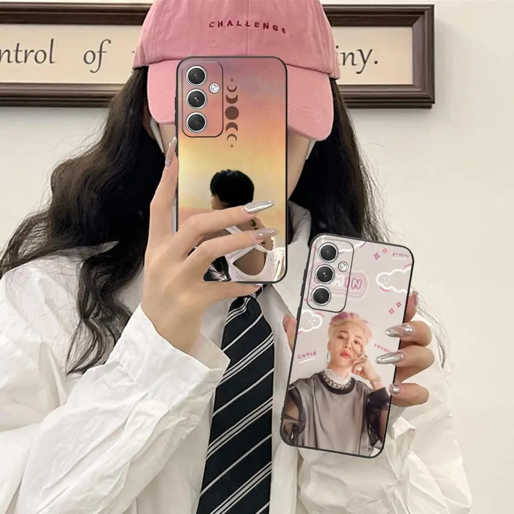 Custodia per cellulare Fashion J-Jimins per Samsung Galaxy S26 S25 S24 S23 S22 S21 S20 Note20 Plus FE Ultra, Cover Colorata per Cellulari