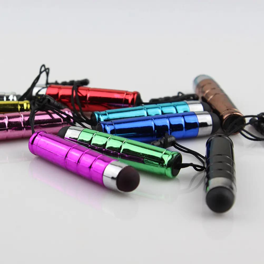 20Pcs Touch Stylus Pens with Anti Dust Plug for Smartphones Tablets Capacitive Screens Drawing Typing Email Use Screen Friendly