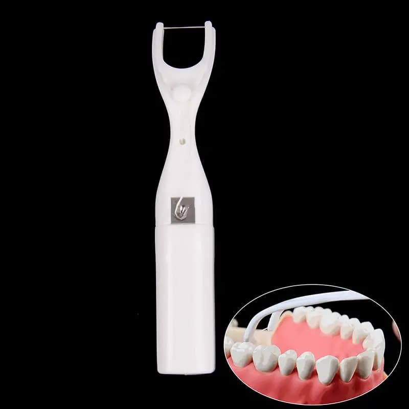 1 pcs support for floss help plettri orali cremagliera care teeth cleaning interdental breath fresh tool