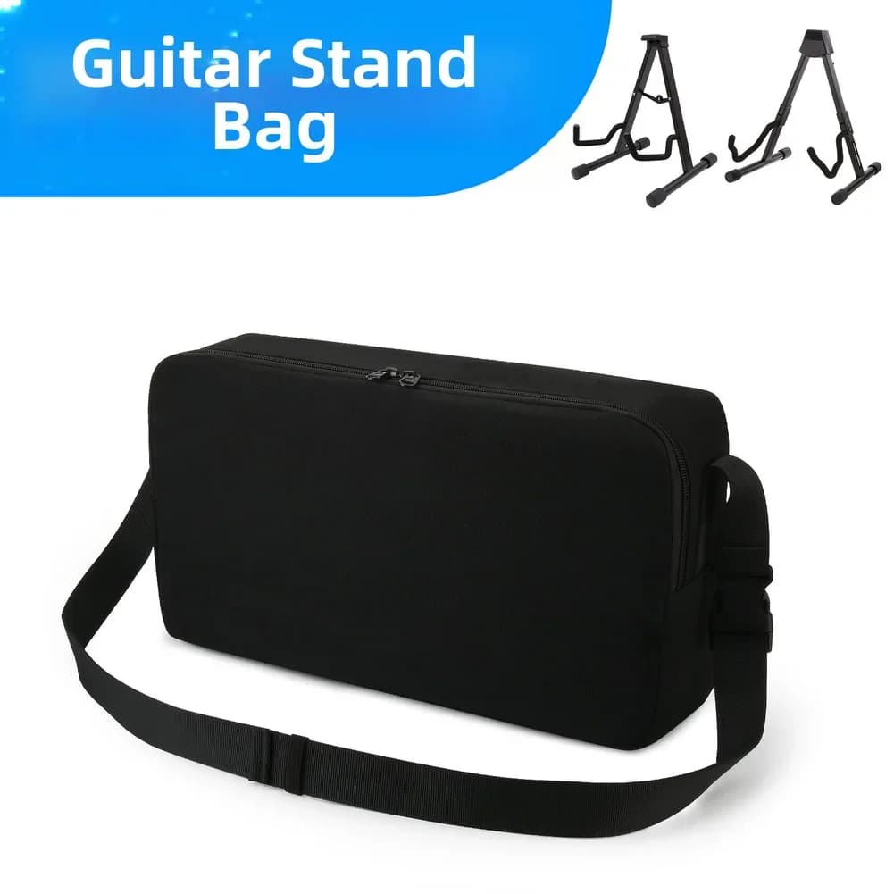 Borsa Impermeabile per Supporto Chitarra, Borsa in Nylon per Trasporto Treppiede, Borsa Pieghevole per Supporto Musicale, Comoda per Esterni