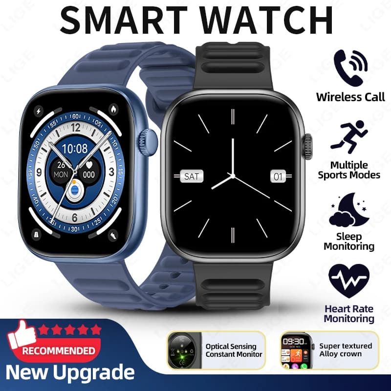 Nuovo Smartwatch 2026, Regalo di Compleanno per Uomini e Donne, per Sport all'Aperto, Fitness, Monitoraggio Frequenza Cardiaca, Chiamate Bluetooth, Impermeabile IP67