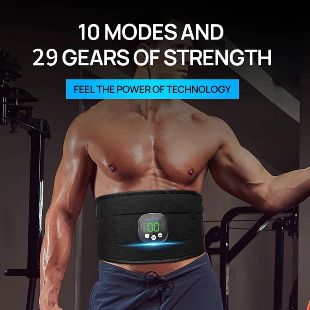 Cintura EMS professionale per tonificare la vita e stimolare i muscoli - Attrezzatura fitness per uso domestico ed esterno