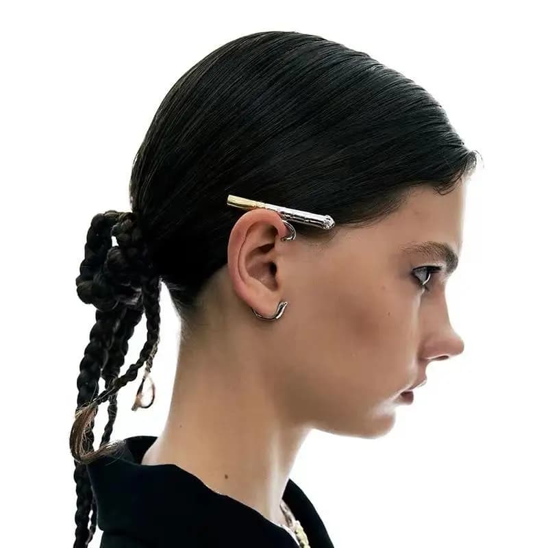 Vintage Style Cigarette Ear Clip; Unisex Punk Rock Hip Hop Ear Bone Stud Earring for Women and Girls