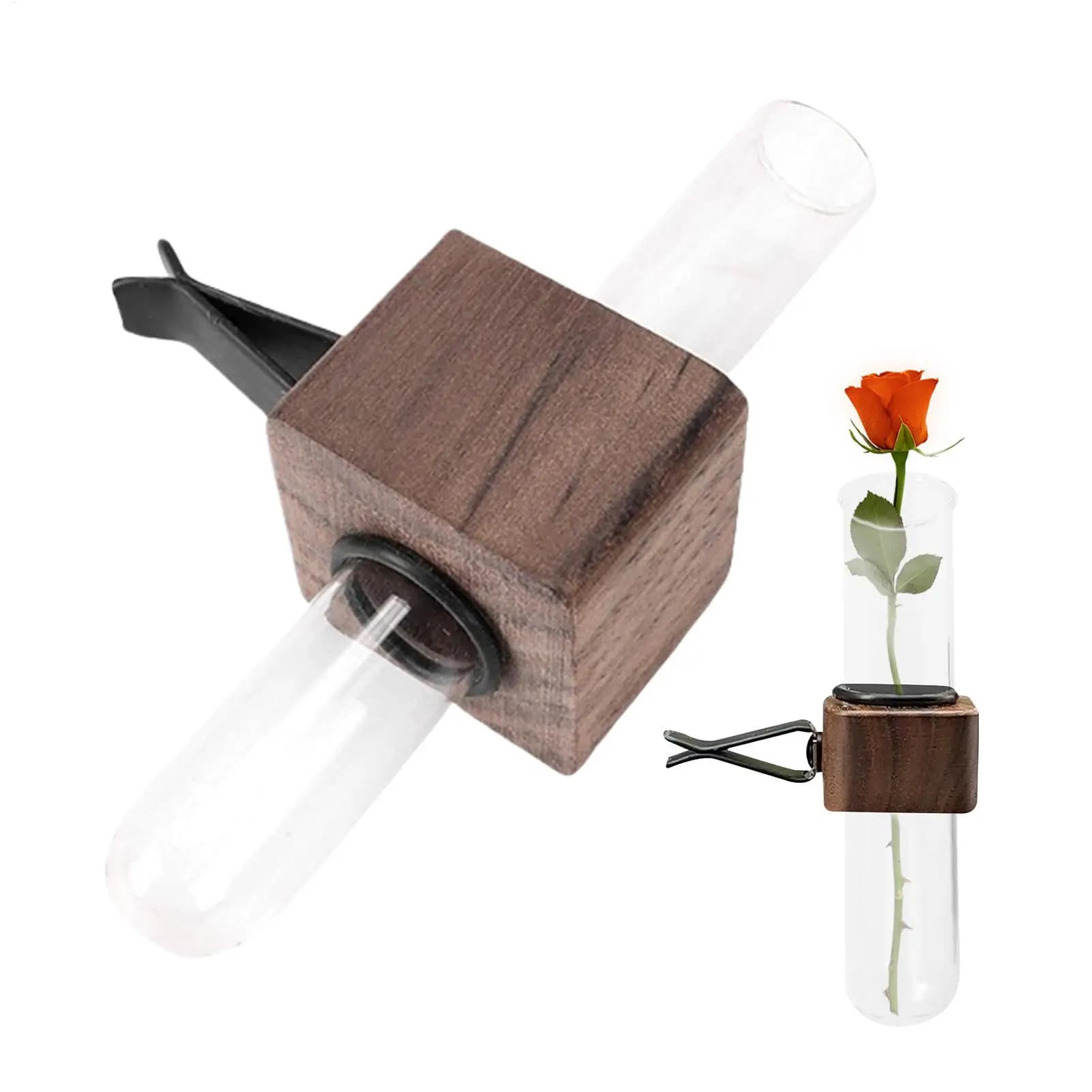 Elegante diffusore di olio essenziale riutilizzabile con clip per vaso di bocchetta dell'aria per auto per una decorazione interna elegante Accessorio automatico per l'aroma fresco