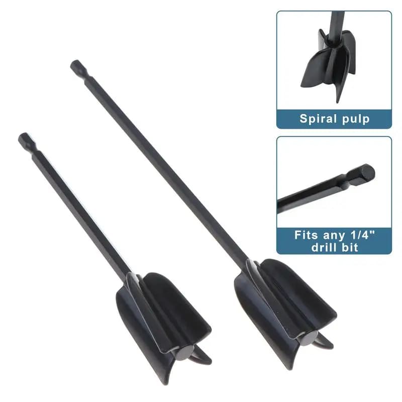 6pcs/4pcs Plastic Epoxy Mixing Sticks Drill Paint Stirring Rod For Resin Latex Oil Paint Multifunction Putty Mixer Hand Tools
