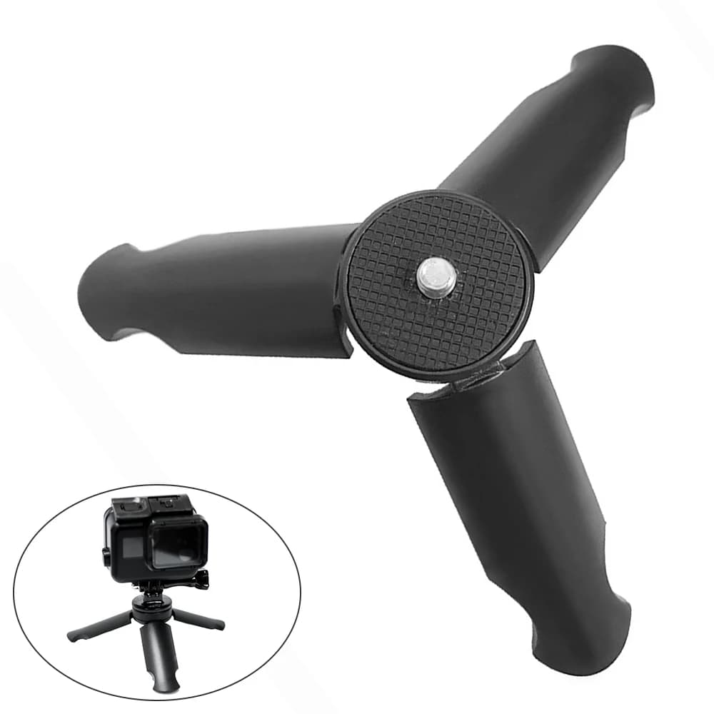 Mini treppiede universale 1/4 vite per supporto per Action cam per Smartphone monopiede per fotografia Video dal vivo