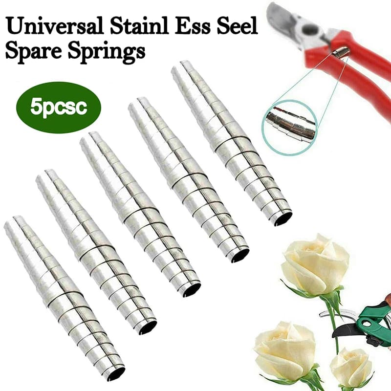 Precision Springs for Pruners, Trimming Scissors, Replacement Stainless Steel Spring for Garden Pruning Shears Parts