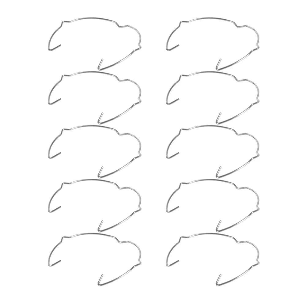 10 Pezzi Anello a Molla di Fissaggio per Lampada in Metallo Resistente per Faretto MR16, Portalampada per Fissaggio Downlight, Illuminazione a Soffitto Sicura