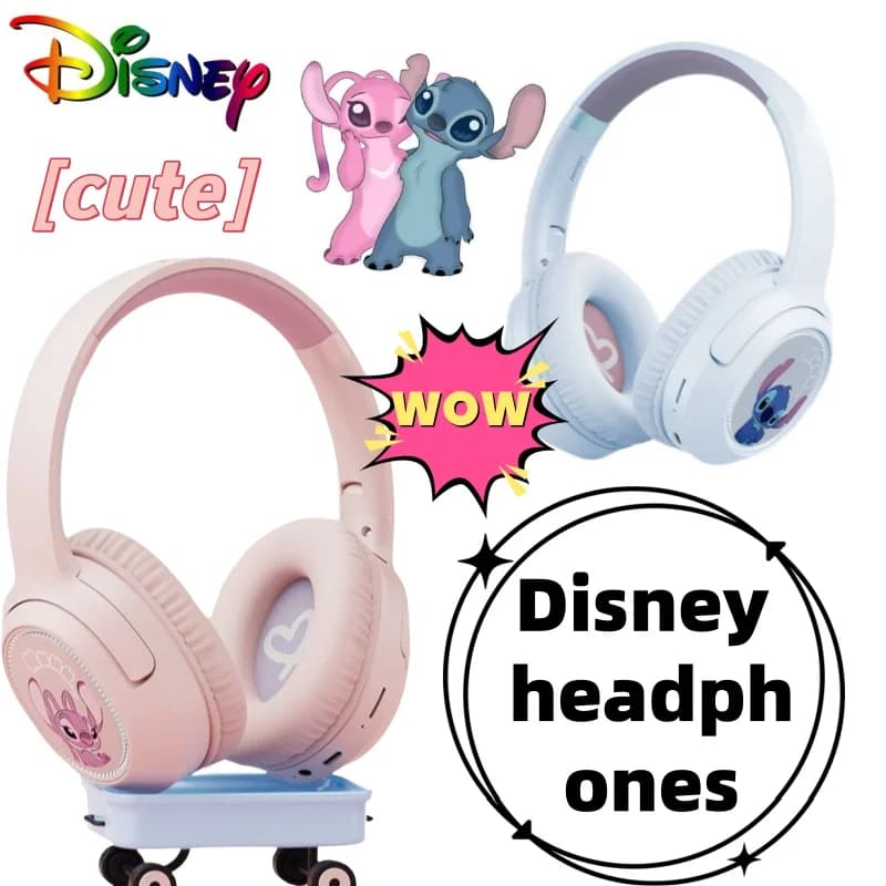 Disney Stitch Angel Bluetooth headset DS-20 True Wireless Sports Universal earphones for students with noise cancellation Battery life Games