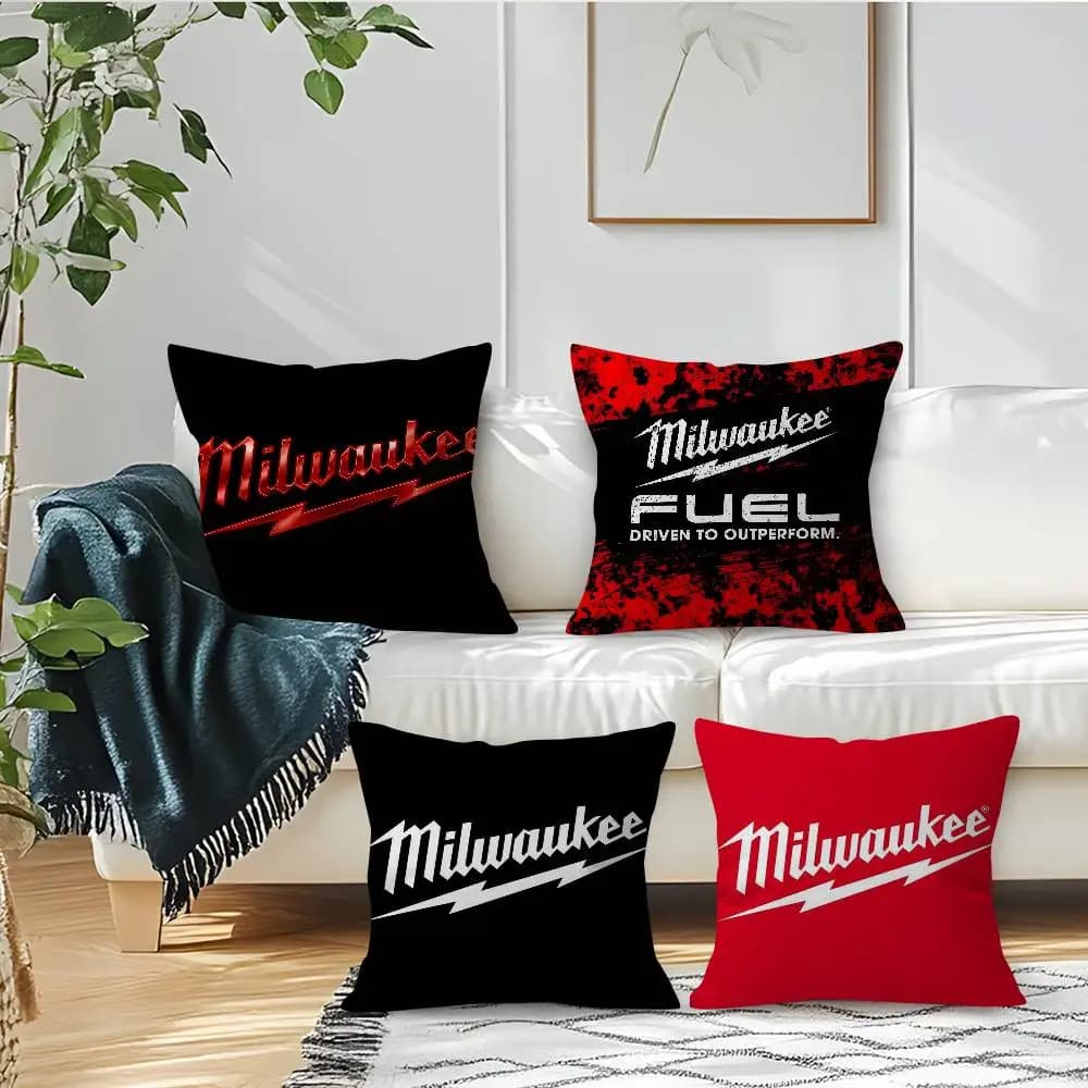Pillow Anime Pillow Sofa Bed Head Pillow Cover Cushion Cover Fashion Brand m-m-milwaukee logo
