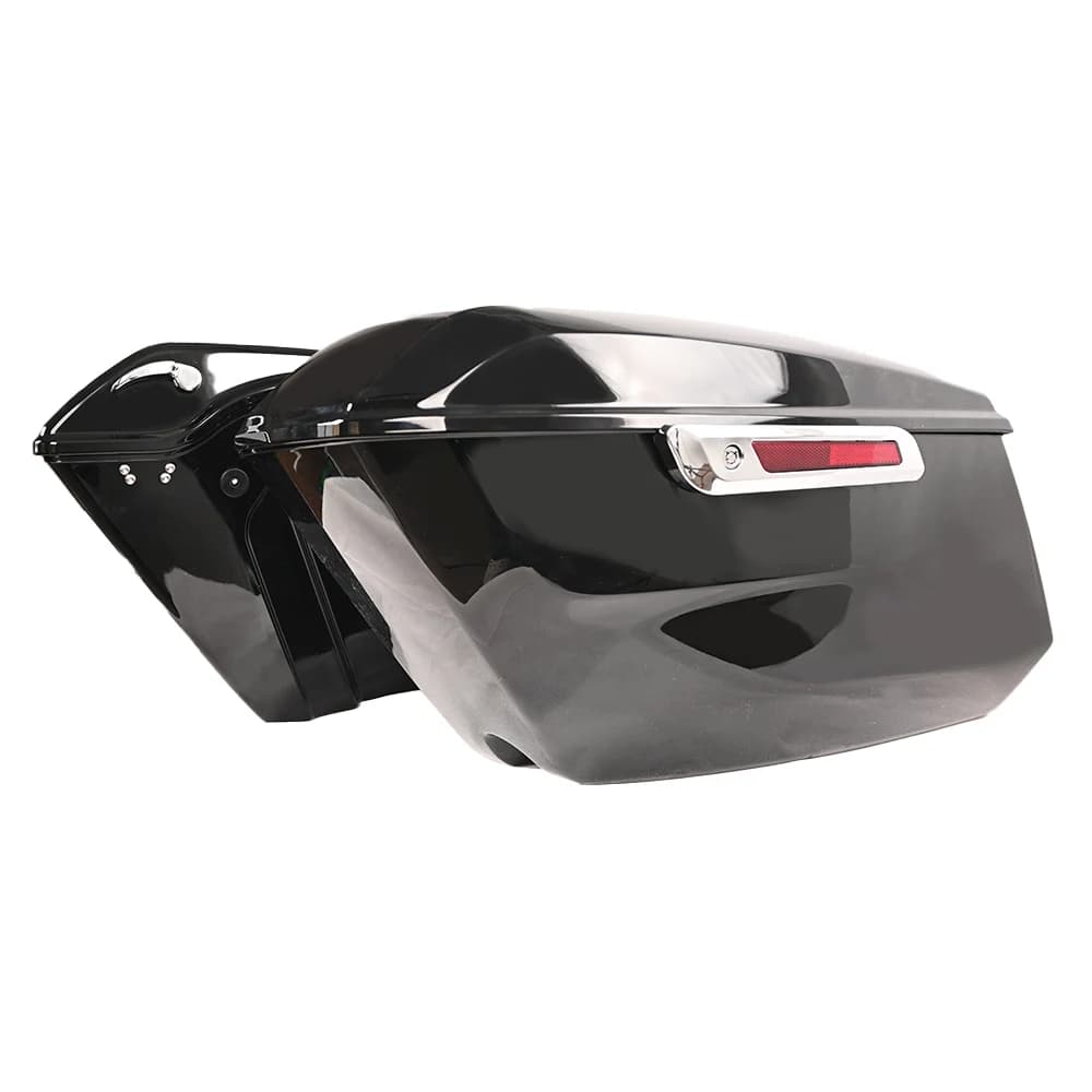Motorcycle Parts Gloss Black Rear Saddlebags Saddle Bags Luggage Storage For Harley CVO Street Road Glide 2023 2024 2025
