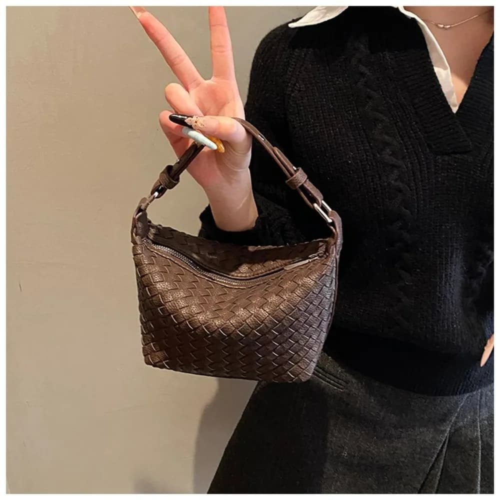 Borsa a Tracolla in Pelle PU, Borsa a Spalla Multifunzione, Casual, per Uso Quotidiano, Resistente, Versatile ed Elegante per Lavoro e Shopping