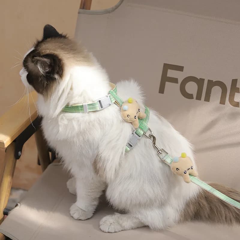 New Pet H Harness Leash for Dogs and Cats Adjustable Reflective Walking Strap Dog Clothes Dog Accessories Dog Harness Leash Set