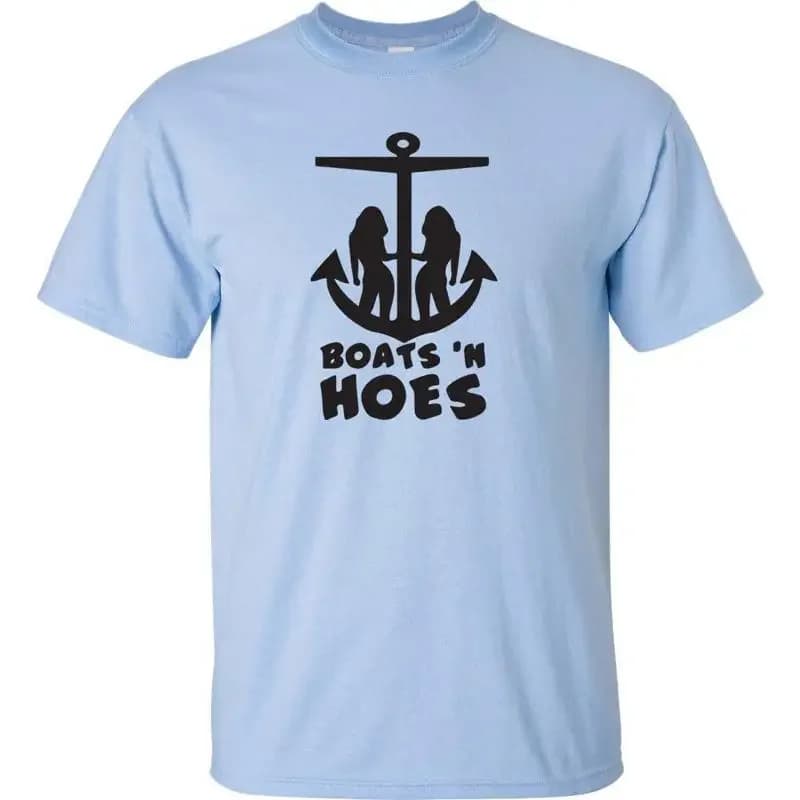 Boats N Hoes Step Brothers Will Ferrell SNL ANCHOR Movie Men's T Shirt 362