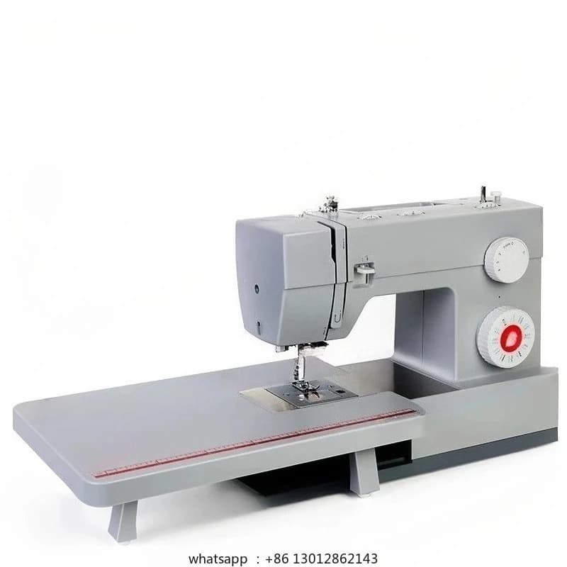 4423 Macchina da cucire per carichi pesanti con kit di accessori inclusi 90 W ad alta potenza 23 tipi di carrello da cucito da tavolo multifunzionale