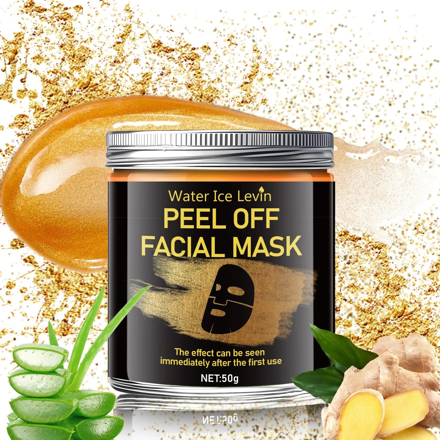 Turmeric Vitamin C Retinol Mask, Moisturizes and Smoothes the Skin, Makes Skin Smooth and Delicate, and Infuses the Source of Moisture