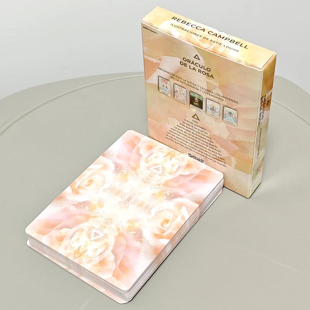 44 carte Oracle Rose Oracle 10,4 * 7,3 cm Edizione spagnola