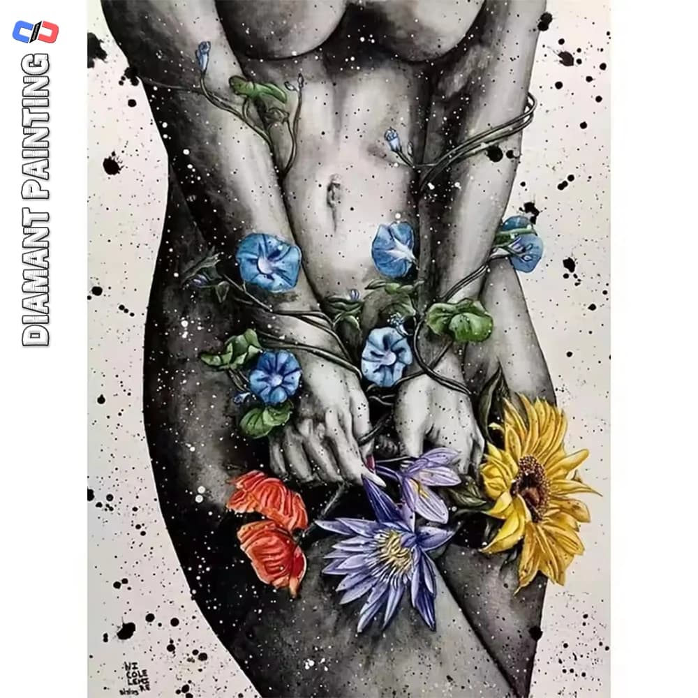 Nabi New Diamond Mosaic Women Portrait Flowers Landscape Full Square Round Diamond Painting Home Decor Gifts With Tools