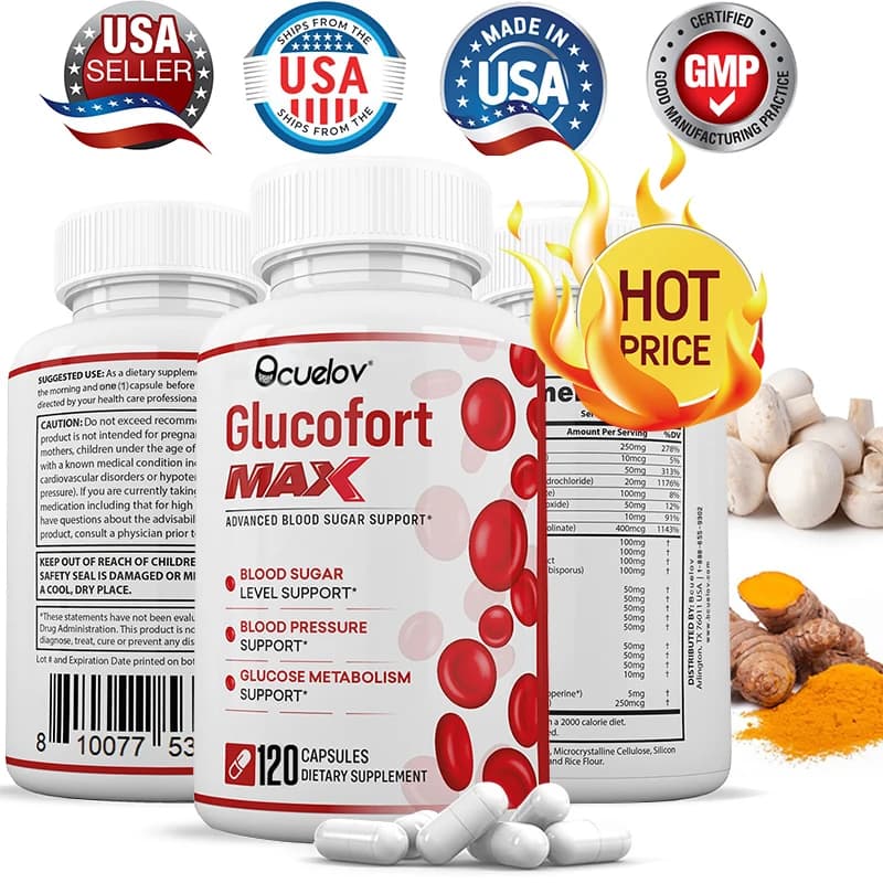 Supplements for blood sugar support - Balance blood sugar, blood pressure and glucose metabolism, non-GMO, gluten-free